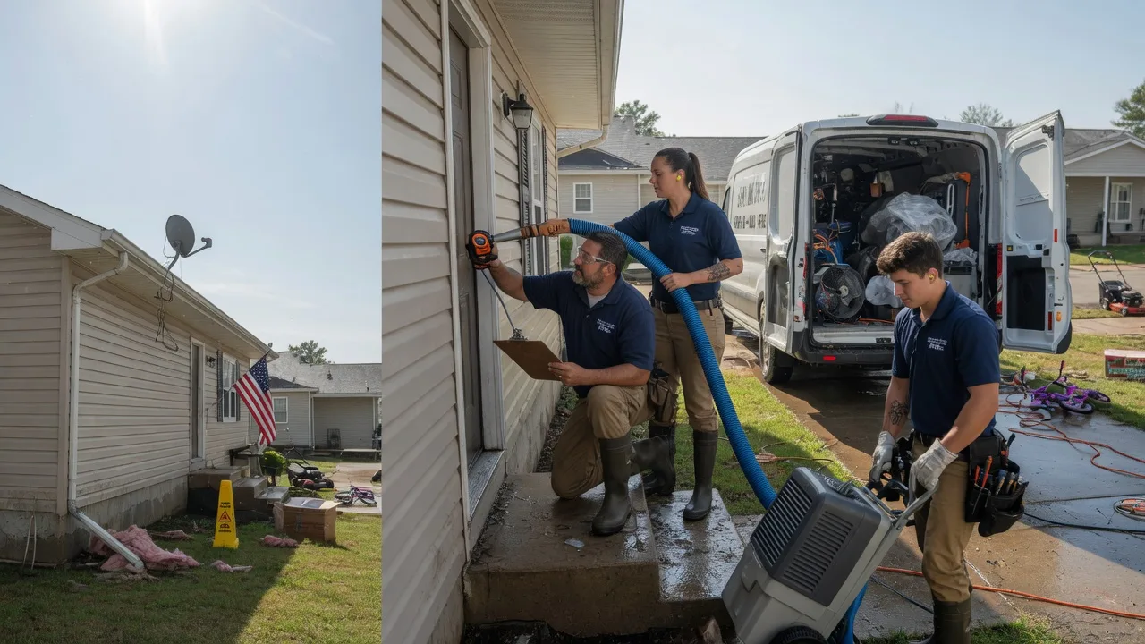 Ceiling Water Damage Restoration in Aurora, OH near me